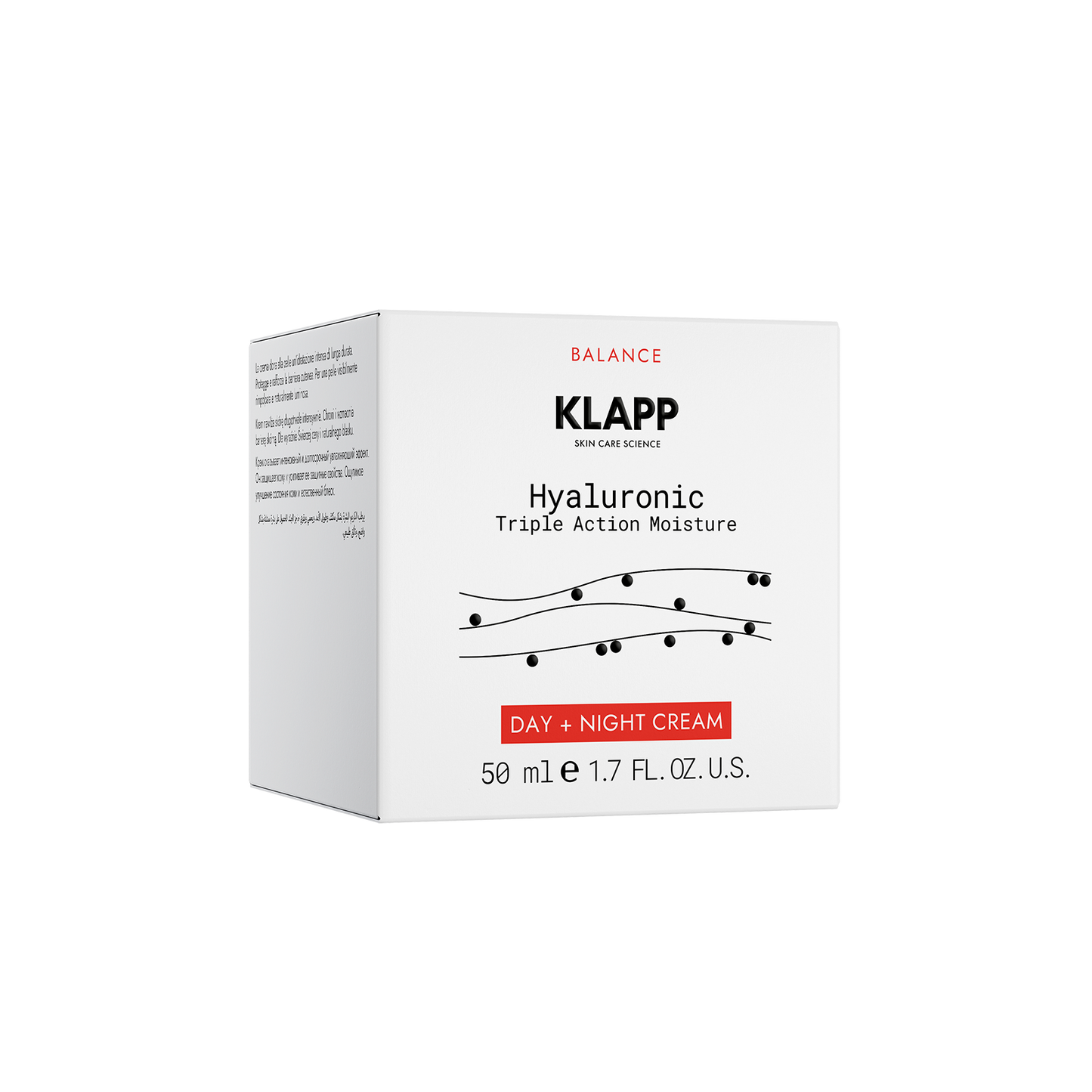 KLAPP Hyaluronic Triple Action Moisture Day + Night Cream