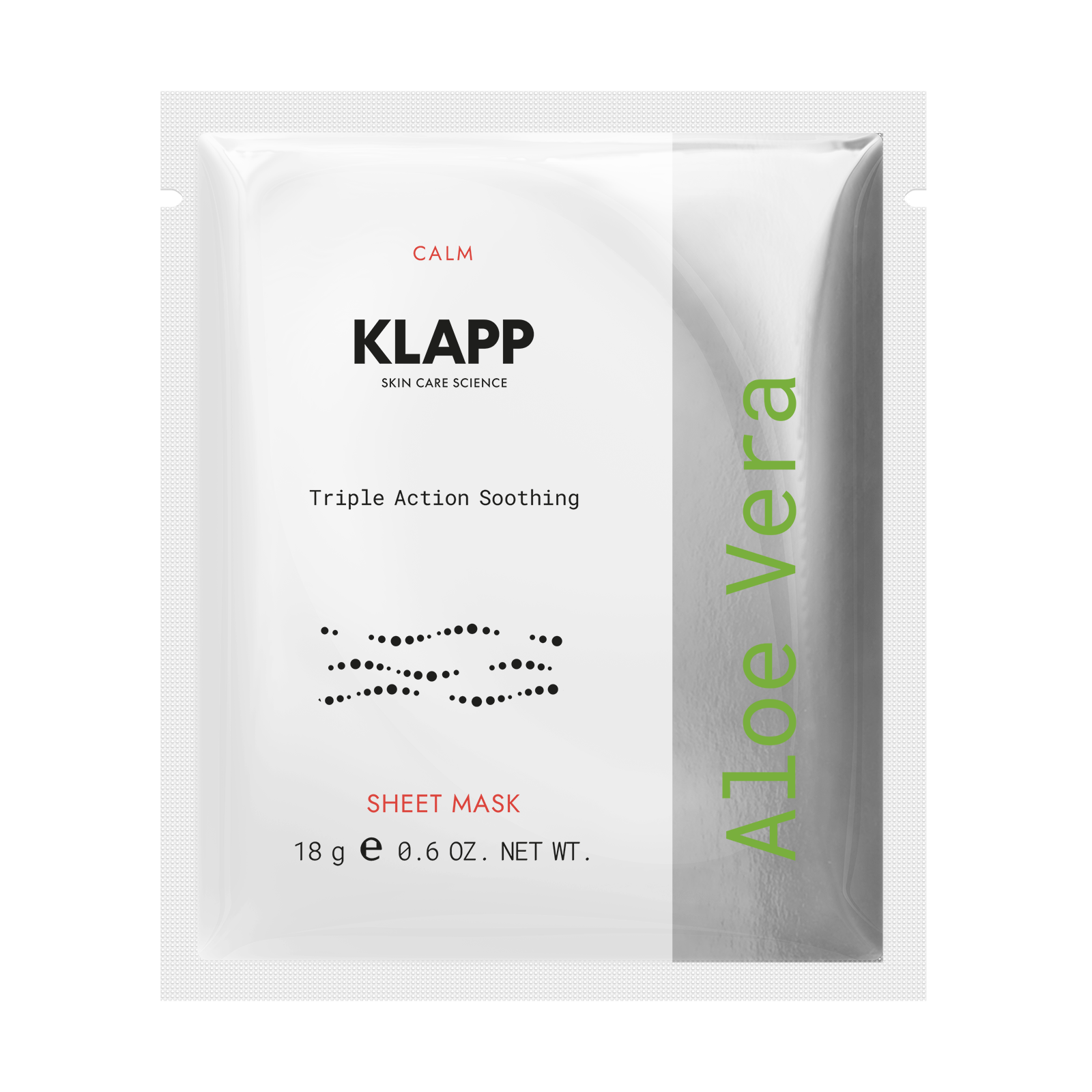 KLAPP Aloe Vera Triple Action Soothing Sheet Mask – KLAPP