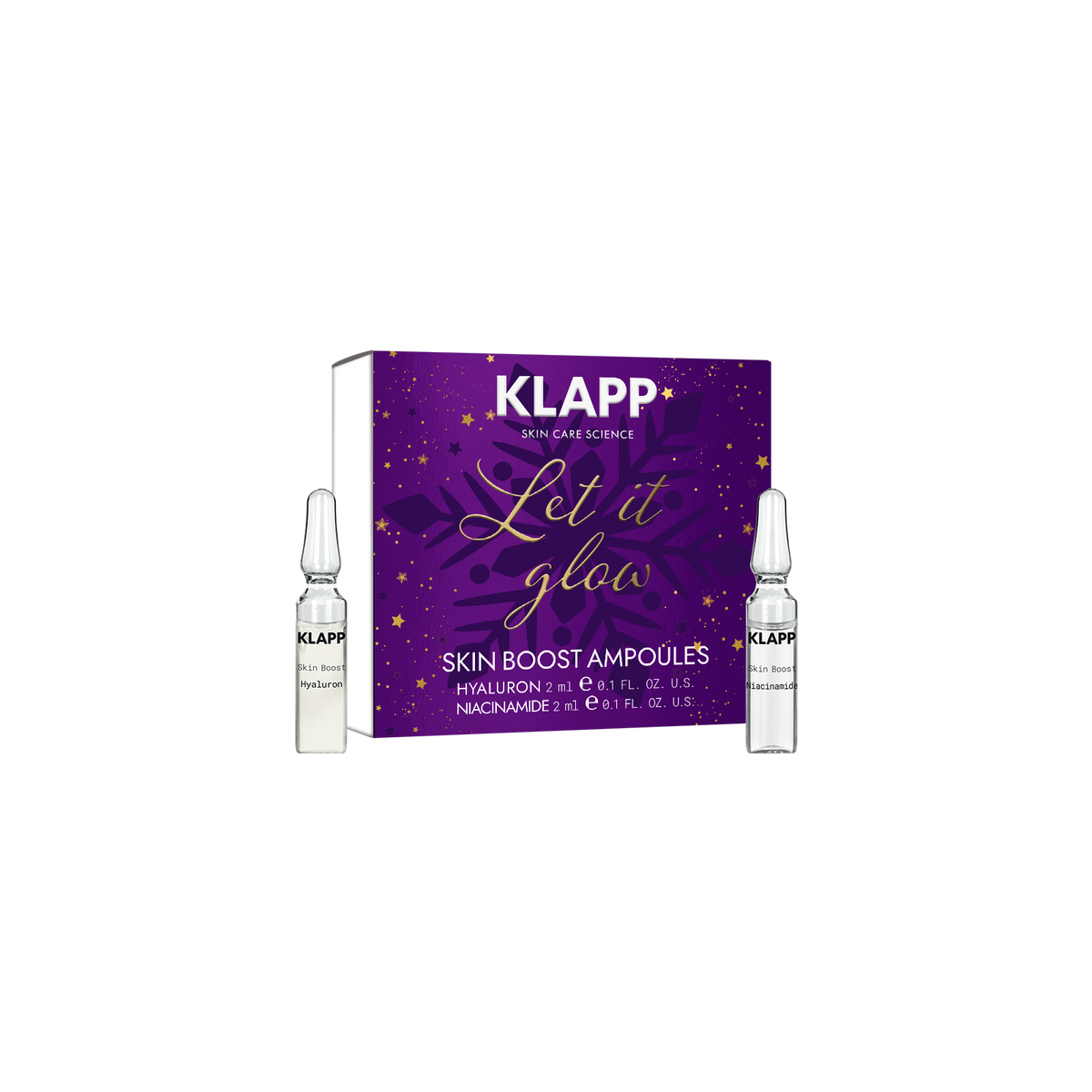 KLAPP Limited XMAS Collection Skin Boost Ampoules