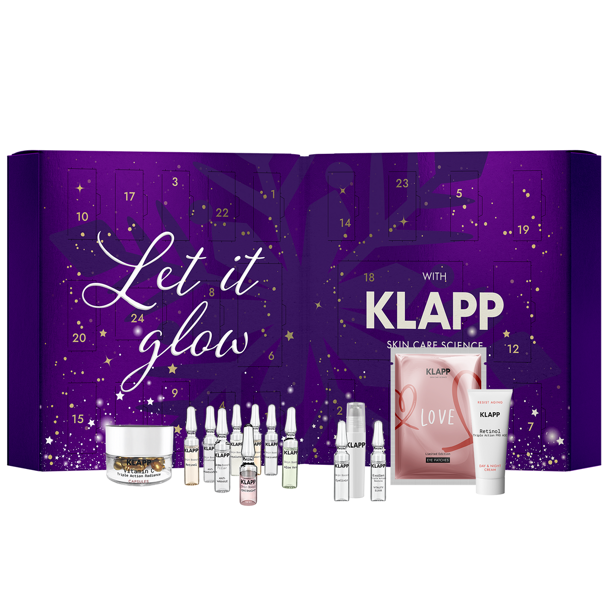 KLAPP Limited XMAS Collection Advent calendar Let it Glow