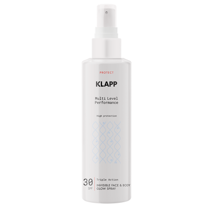 Multi Level Performance Sun Protection Invisible Face & Body Glow Spray SPF 30