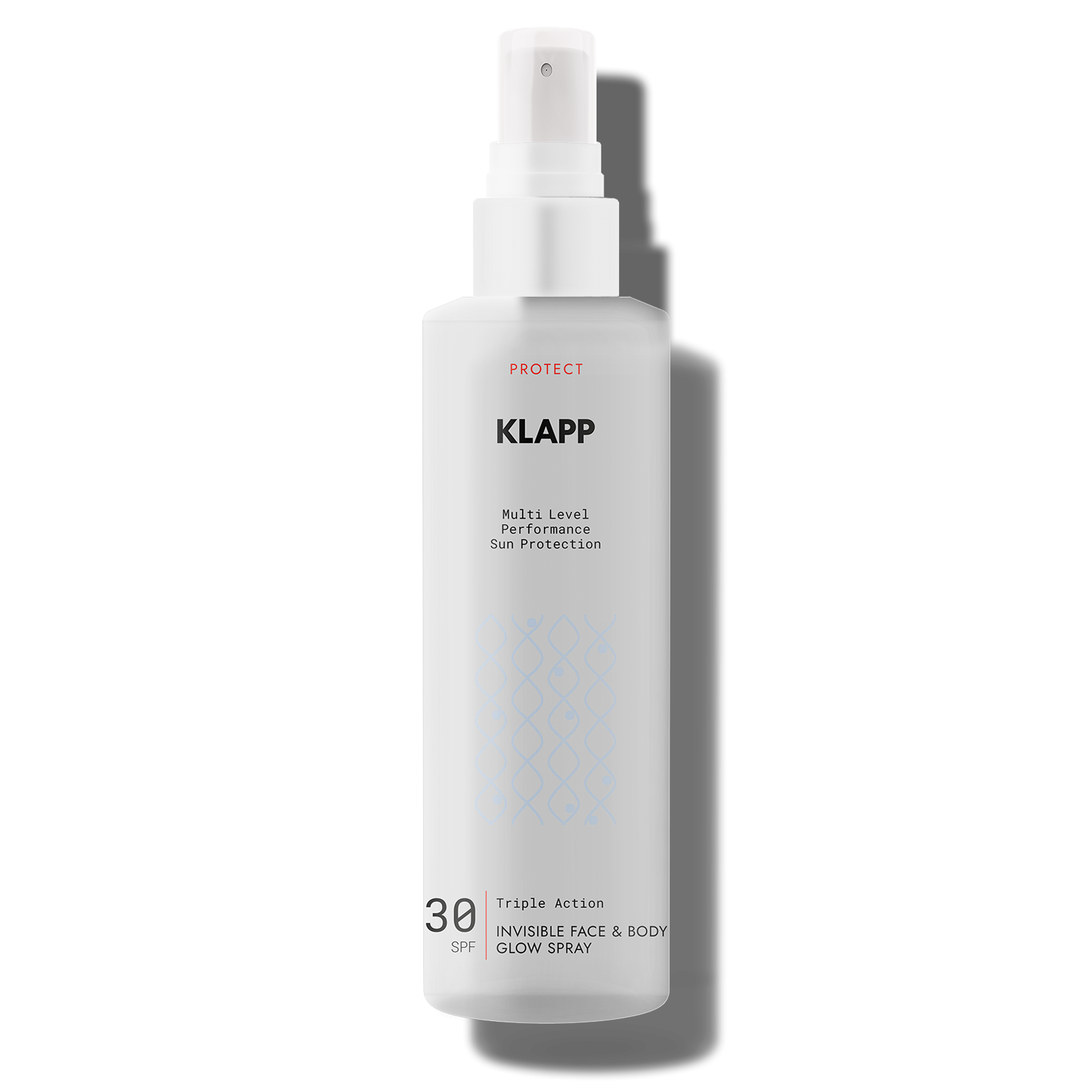 KLAPP Cosmetics -  Triple Action Invisible Face & Body Glow Spray 30 SPF (200ml)